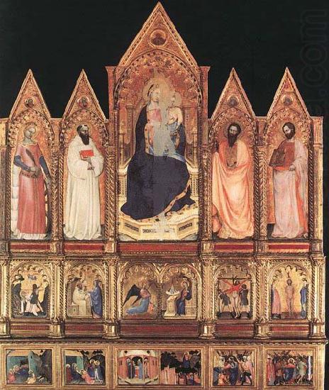 GIOVANNI DA MILANO Polyptych with Madonna and Saints china oil painting image